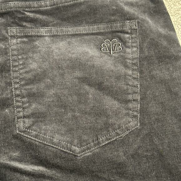 Brooks Brothers Women 6 Pant Skinny Corduroy Ankle Stretch‎ Black NWT - Picture 7 of 12
